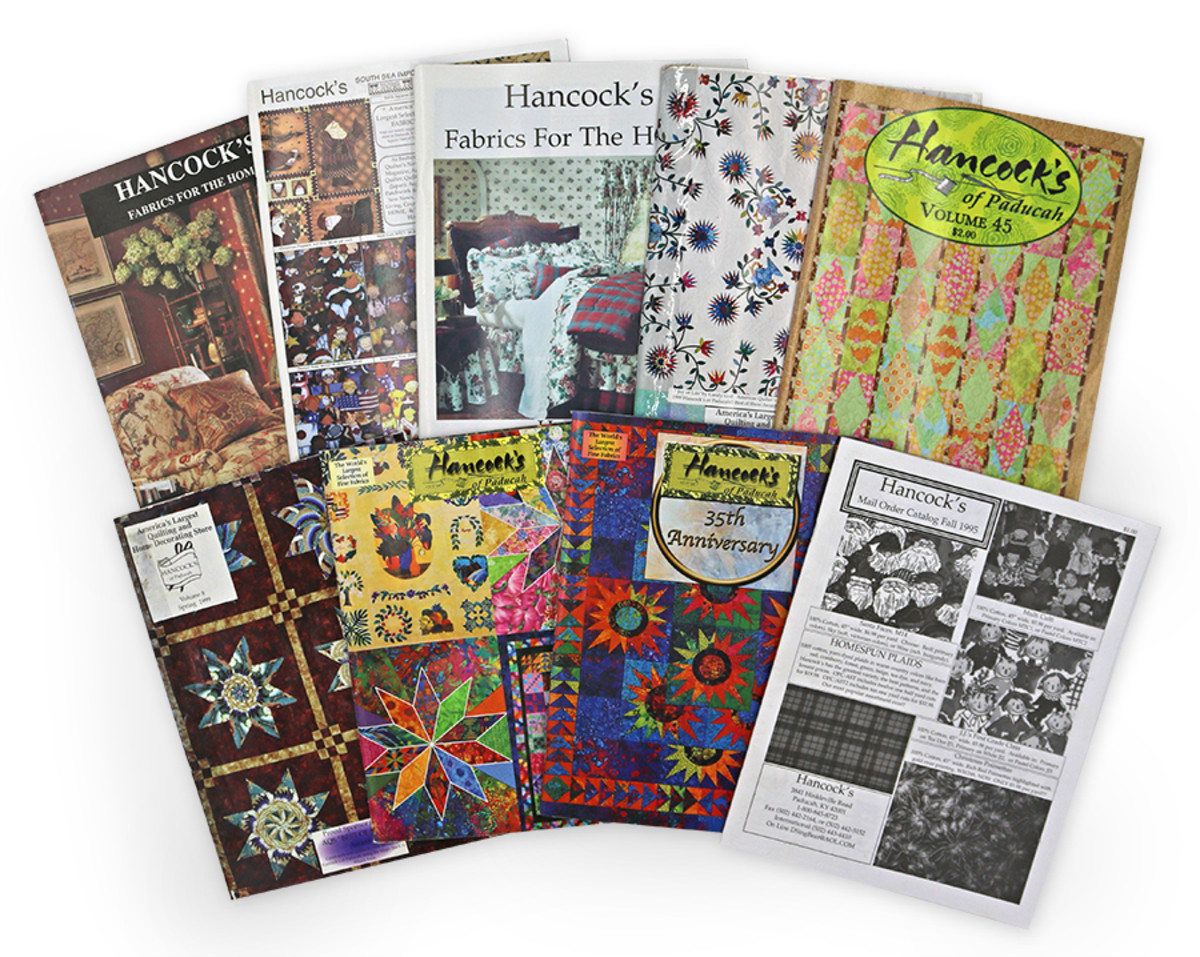 Fabric catalogs from Hancock's of Paducah