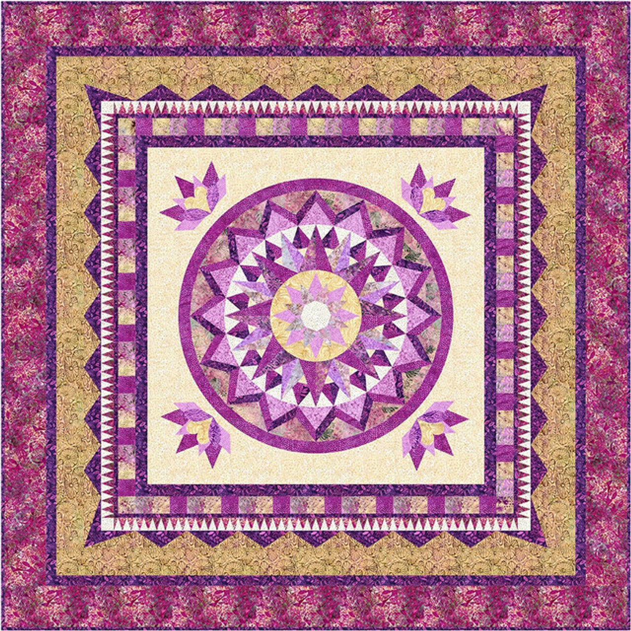 Tonga Batiks Pansy